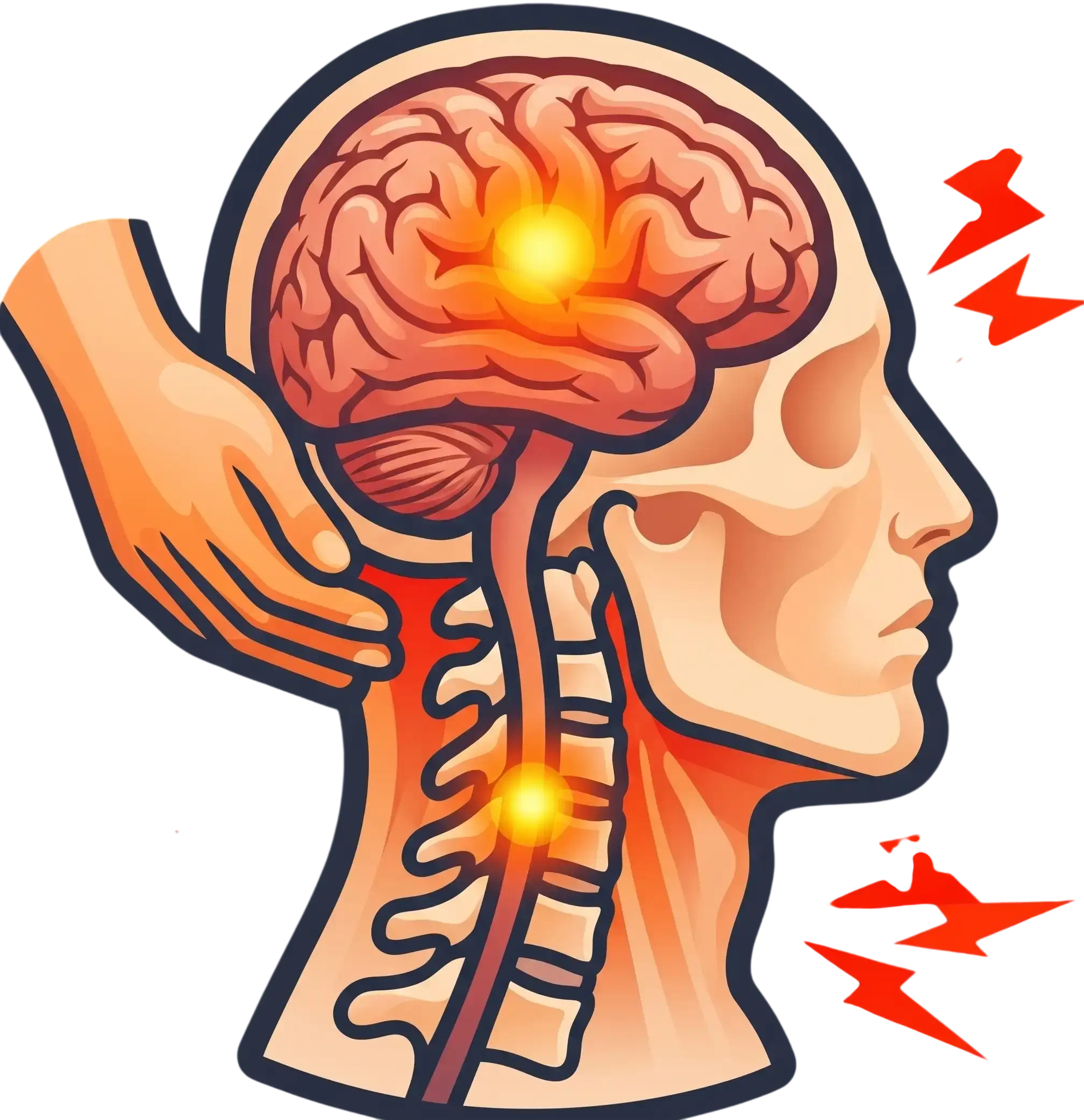 Ilustracja rehabilitacji po udarze mózgu